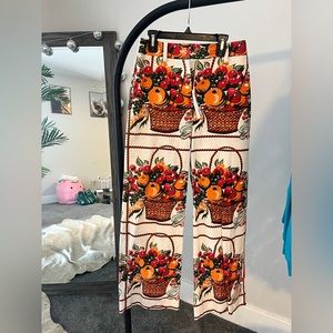 Tory Burch fruit basket pants